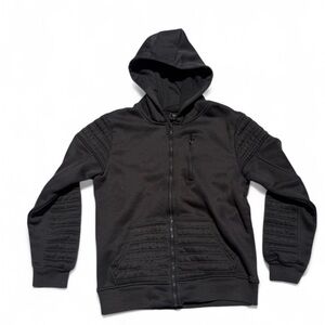 MJC Hooded Jacket with Quilted Sleeves